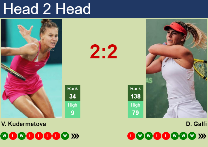 H2H, prediction of Veronika Kudermetova vs Dalma Galfi in Hertogenbosch with odds, preview, pick | 13th June 2024