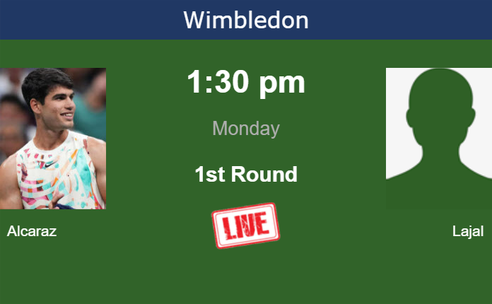 Read more about the article How to watch Alcaraz vs. Lajal on Monday in live streaming at Wimbledon – Tennis Tonic