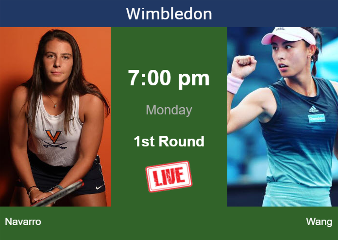 You are currently viewing How to watch Navarro vs. Wang on Monday in live streaming at Wimbledon – Tennis Tonic