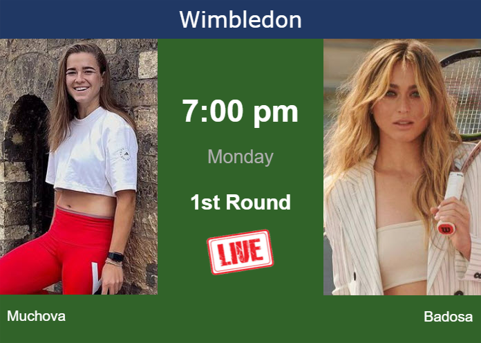 You are currently viewing How to watch Muchova vs. Badosa live streaming at Wimbledon on Monday – Tennis Tonic