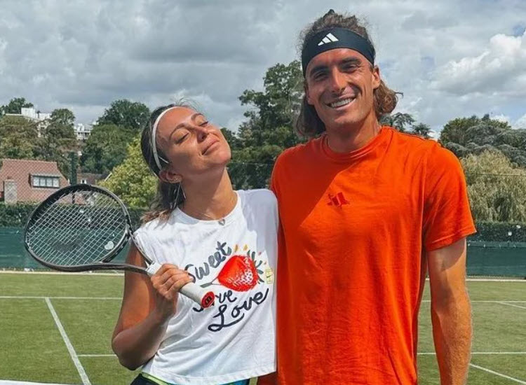 Tsitsipas And Girlfriend Paula Badosa Tsitsipas And Girlfriend Paula Badosa