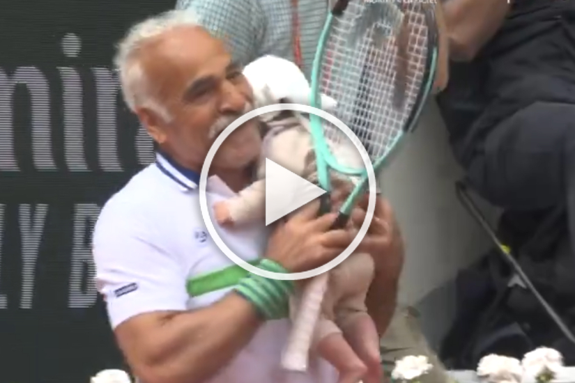 Mansour Bahrami shares heartwarming moment with his granddaughter – Tennis Tonic – News, Predictions, H2H, Live Scores, stats