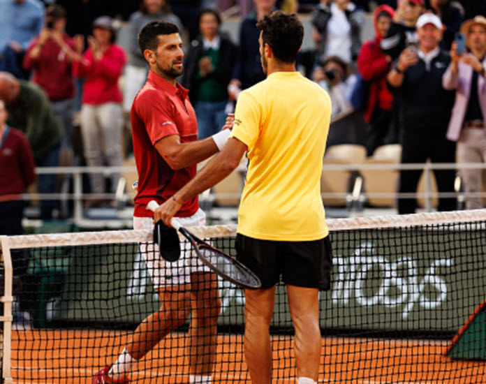 Djokovic With Cerundolo