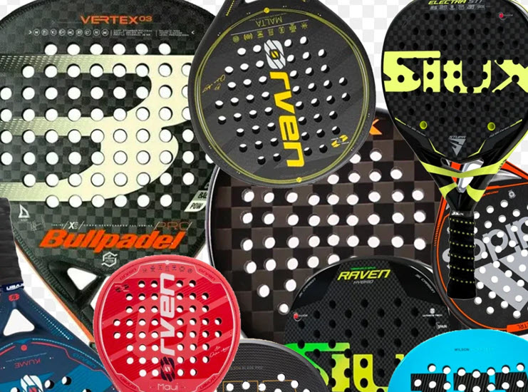 Padel Rackets: Variations in Shape Padel rackets with distinct shapes