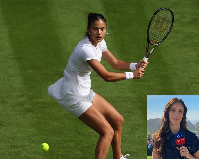 Raducanu Plays A Shot