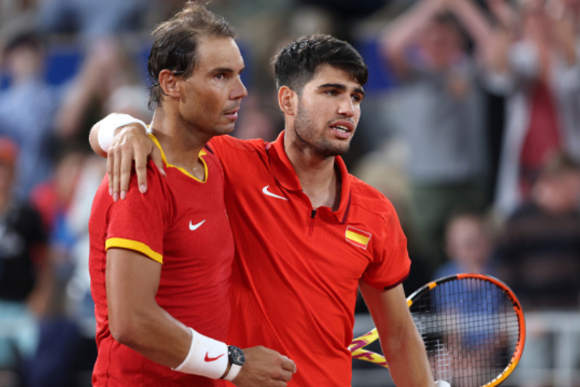 Alcaraz Reveals He Struggled 'to Deal With Nerves' Playing Doubles With Nadal Alcaraz Reveals He Struggled 'to Deal With Nerves' Playing Doubles With Nadal