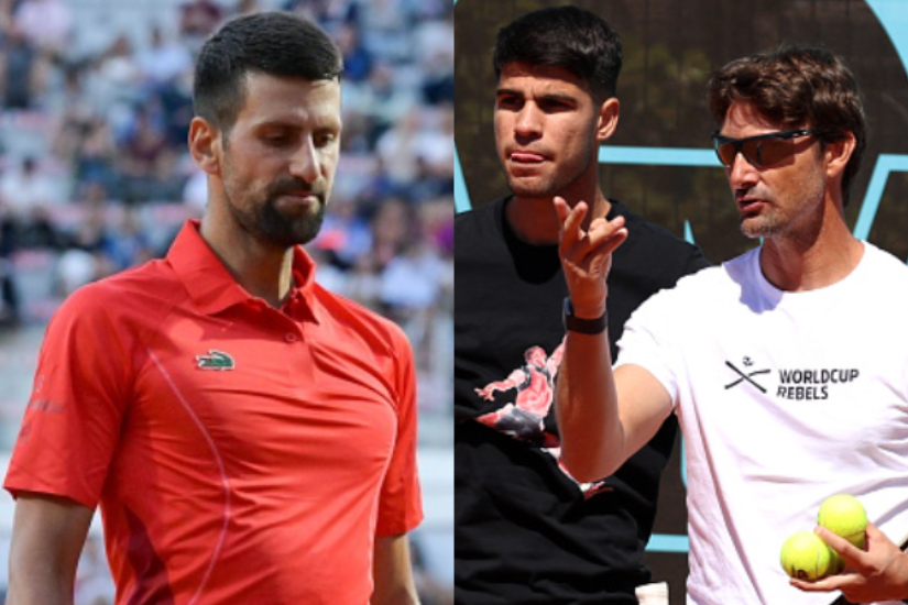 Alcaraz’s coach Juan Carlos Ferrero says Djokovic was “outclassed”