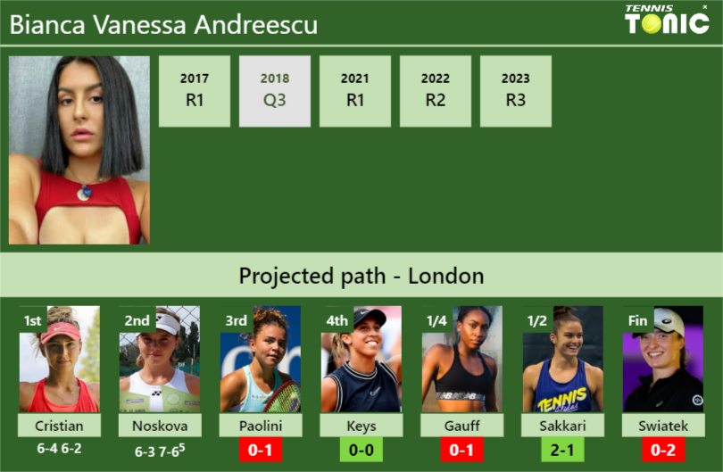 Bianca Vanessa Andreescu Stats Info Aricxbgazp Bianca Vanessa Andreescu Stats info