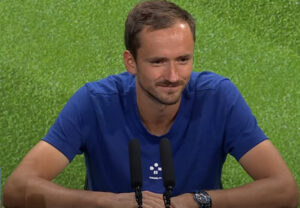 Daniil Medvedev happy to play on grass after 1st round Wimbledon win ...