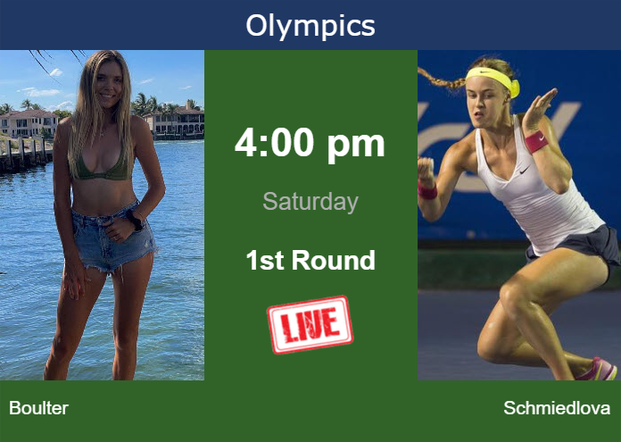 How to watch Boulter vs. Schmiedlova on live streaming in Paris on Saturday