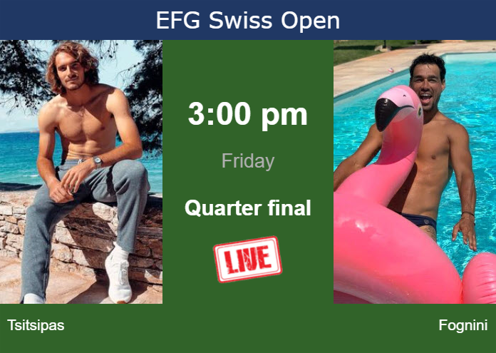 Friday Live Streaming Stefanos Tsitsipas Vs Fabio Fognini Friday Live Streaming Stefanos Tsitsipas vs Fabio Fognini