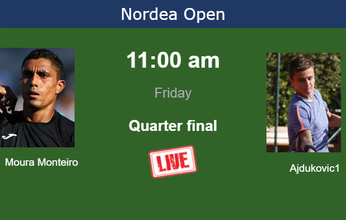 Friday Live Streaming Thiago Moura Monteiro vs Duje Ajdukovic
