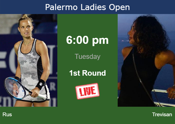 Monday Live Streaming Arantxa Rus vs Martina Trevisan