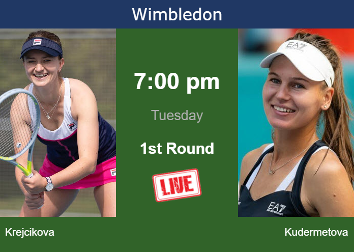 How To Watch Krejcikova Vs Kudermetova On Live Streaming In Wimbledon On Tuesday Tennis Tonic 7497