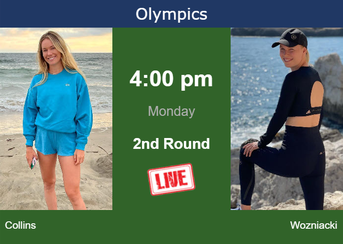 Watch Collins vs Wozniacki: Live Stream, (How to Watch)