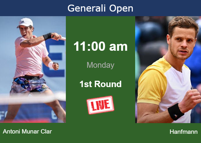 Monday Live Streaming Jaume Antoni Munar Clar Vs Yannick Hanfmann Monday Live Streaming Jaume Antoni Munar Clar vs Yannick Hanfmann