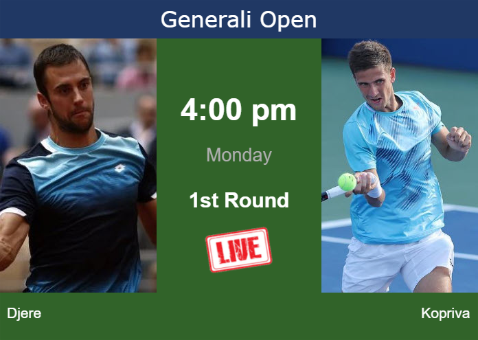 Monday Live Streaming Laslo Djere Vs Vit Kopriva Monday Live Streaming Laslo Djere vs Vit Kopriva