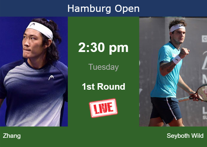 How to watch Zhang vs. Seyboth Wild on live streaming in Hamburg on Tuesday Monday Live Streaming Zhizhen Zhang vs Thiago Seyboth Wild