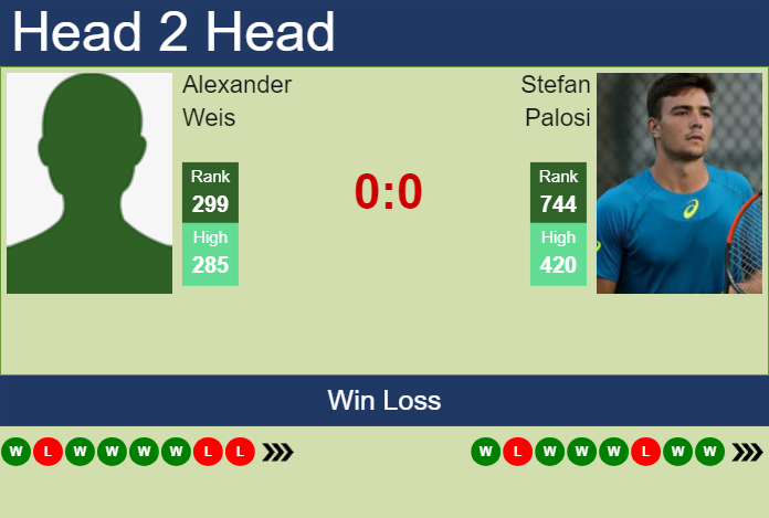 H2H, prediction of Alexander Weis vs Stefan Palosi in Brasov Challenger with odds, preview, pick | 2nd July 2024