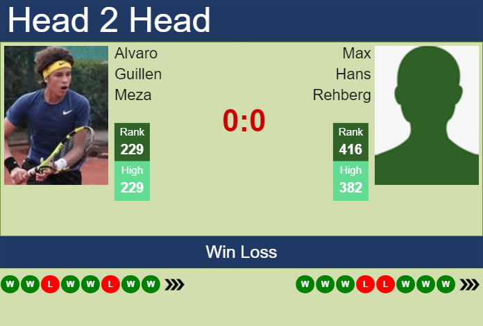 H2H, prediction of Alvaro Guillen Meza vs Max Hans Rehberg in Verona Challenger with odds, preview, pick | 26th July 2024