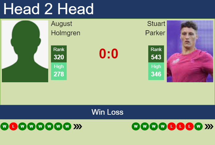 H2H, prediction of August Holmgren vs Stuart Parker in Pozoblanco Challenger with odds, preview, pick | 17th July 2024