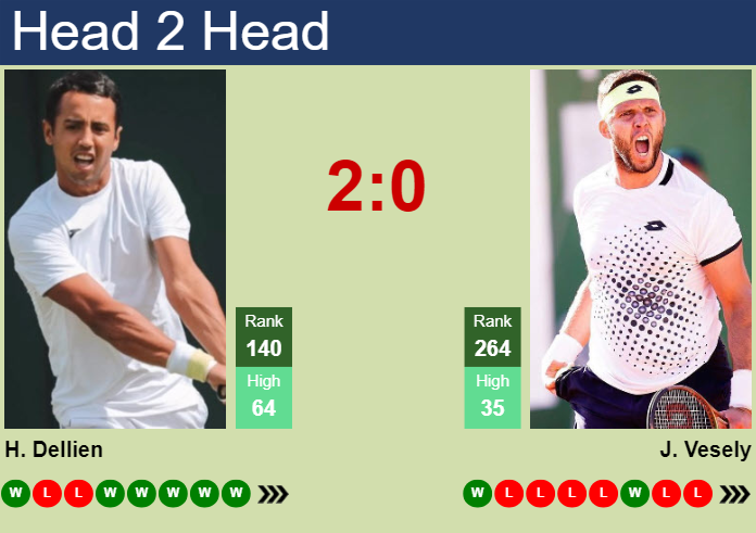 H2H, prediction of Hugo Dellien vs Jiri Vesely in Amersfoort Challenger with odds, preview, pick | 16th July 2024