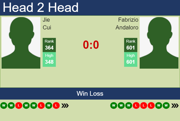 H2H, prediction of Jie Cui vs Fabrizio Andaloro in Pozoblanco Challenger with odds, preview, pick | 16th July 2024