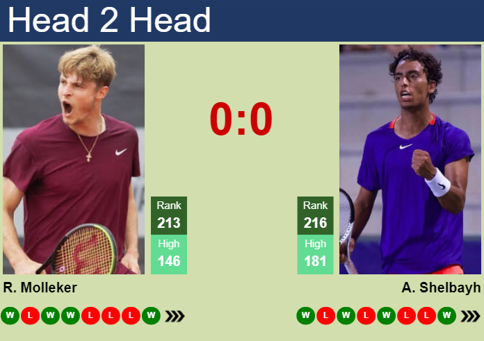 H2H, prediction of Rudolf Molleker vs Abedallah Shelbayh in Zug Challenger with odds, preview, pick | 25th July 2024