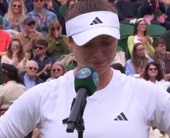Svitolina In Tears In Wimbledon (1) Svitolina In Tears In Wimbledon