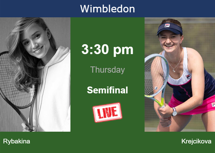 How To Watch Rybakina Vs. Krejcikova On Live Streaming In Wimbledon On ...