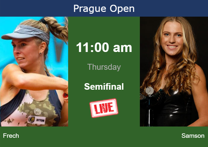 Thursday Live Streaming Magdalena Frech vs Laura Samson