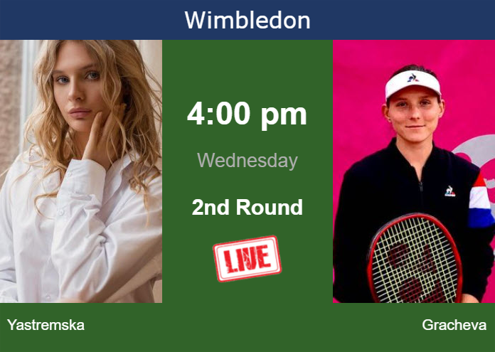 Tuesday Live Streaming Dayana Yastremska vs Varvara Gracheva