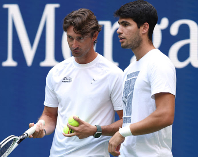 Funny Alcaraz says he doesn’t look at his coach Ferrero after hitting trick shots