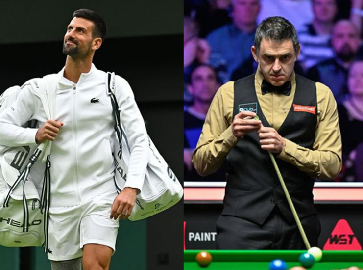 Djokovic And O Sullivan