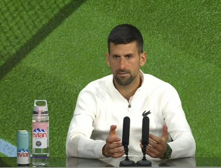 Honest Djokovic says: “I’m not at level of Alcaraz or Sinner”