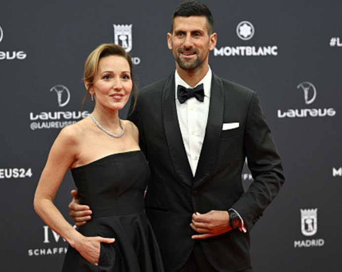 Djokovic writes a special note for his wife on their wedding ...