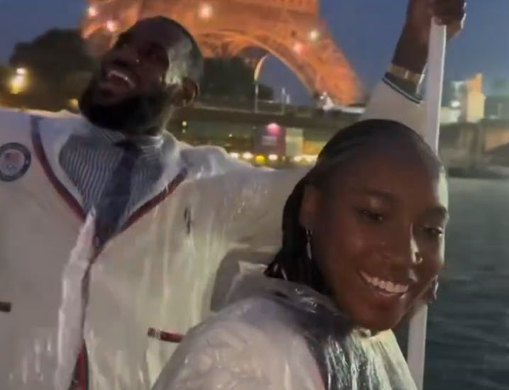 Gauff With Lebron James