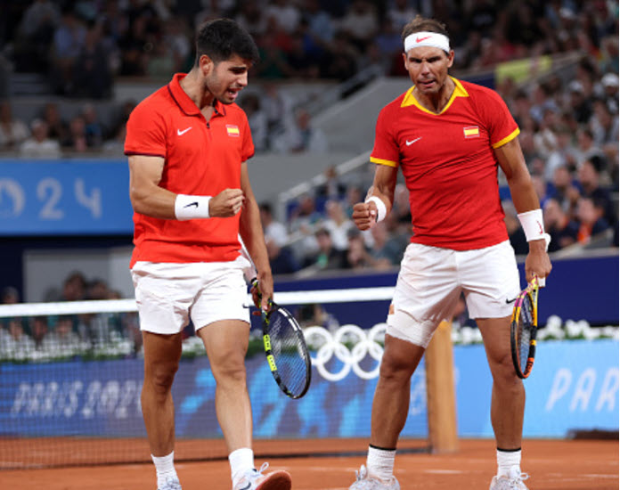 Why Mardy Fish jokingly says that Nadal and Alcaraz should be disqualified from the Olympics Nadal And Alcaraz At Olympics