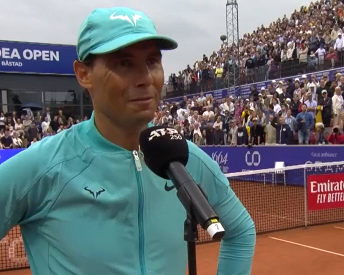 Nadal makes fun of captain Bjorn Borg