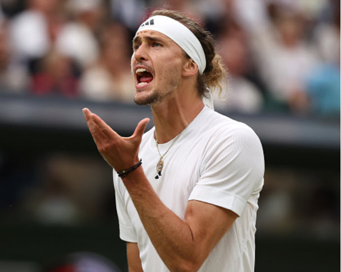 Zverev explains how his knee injury played a role in his defeat against Fritz at Wimbledon Zverev At Wimbledon