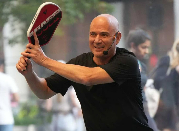 Andre Agassi explains why pickleball and tennis can live together