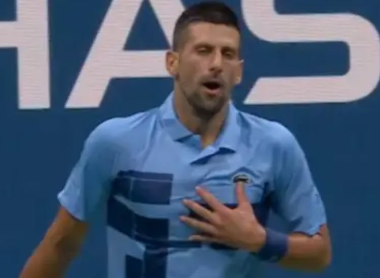 Novak Djokovic talks about struggling breathing during US Open match Djokovic Struggling Breathing