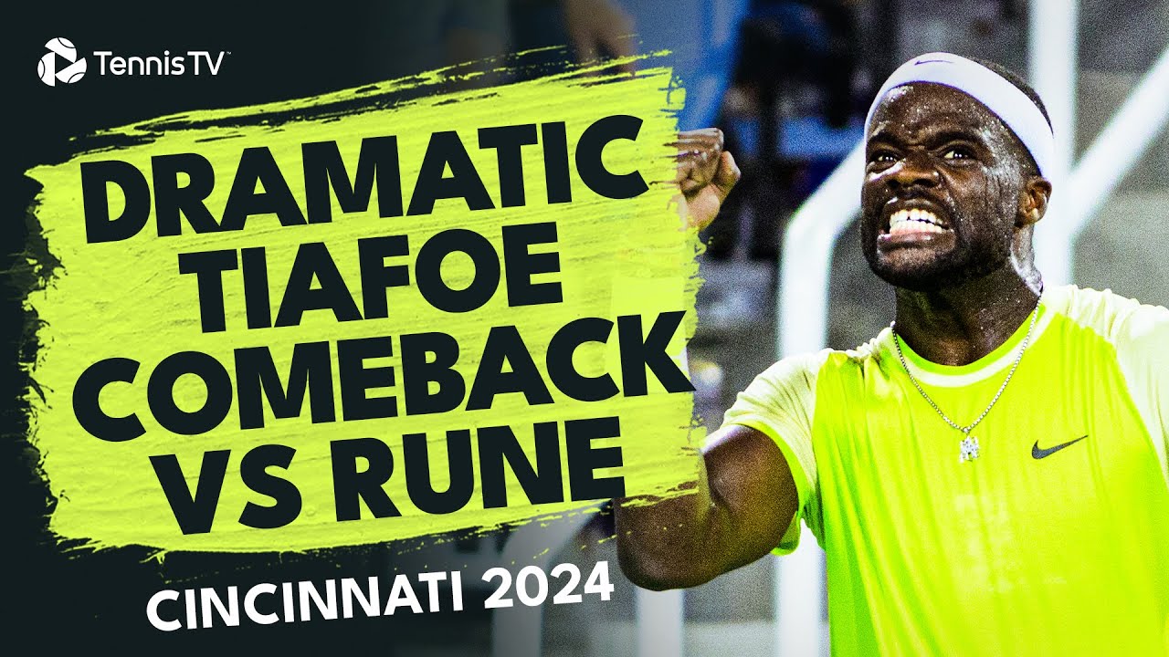 HIGHLIGHTS. Tiafoe defeated Rune in Cincinnati Tennis Tonic News