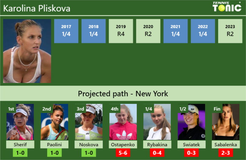 Karolina Pliskova Stats info