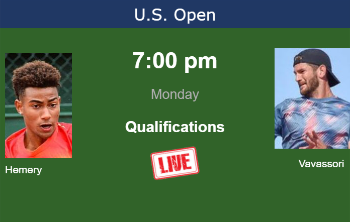 Monday Live Streaming Calvin Hemery vs Andrea Vavassori