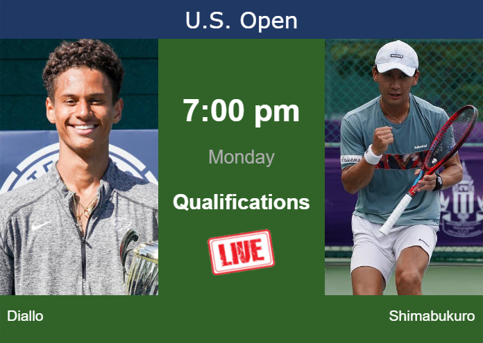 Monday Live Streaming Gabriel Diallo vs Sho Shimabukuro