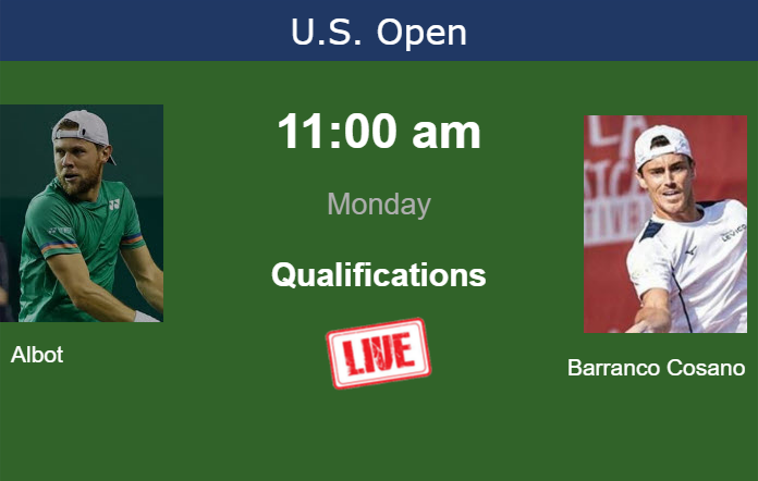 Monday Live Streaming Radu Albot vs Javier Barranco Cosano