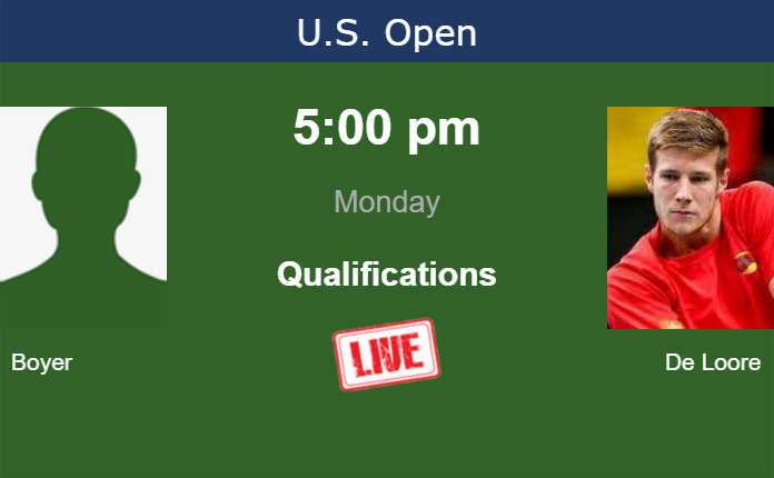 Monday Live Streaming Tristan Boyer vs Joris De Loore