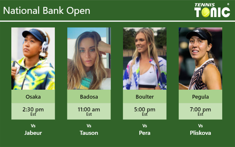 Naomi Osaka Paula Badosa Gibert Katie Boulter Jessica Pegula Stats Info Upqf0hoswk Naomi Osaka-Paula Badosa Gibert-Katie Boulter-Jessica Pegula Stats info