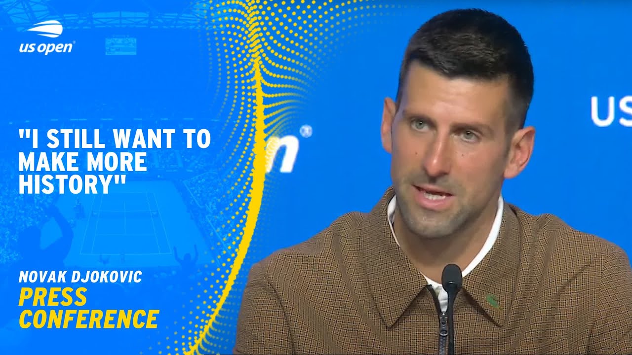 Novak Djokovic's press conference ahead of US Open campaign Tennis